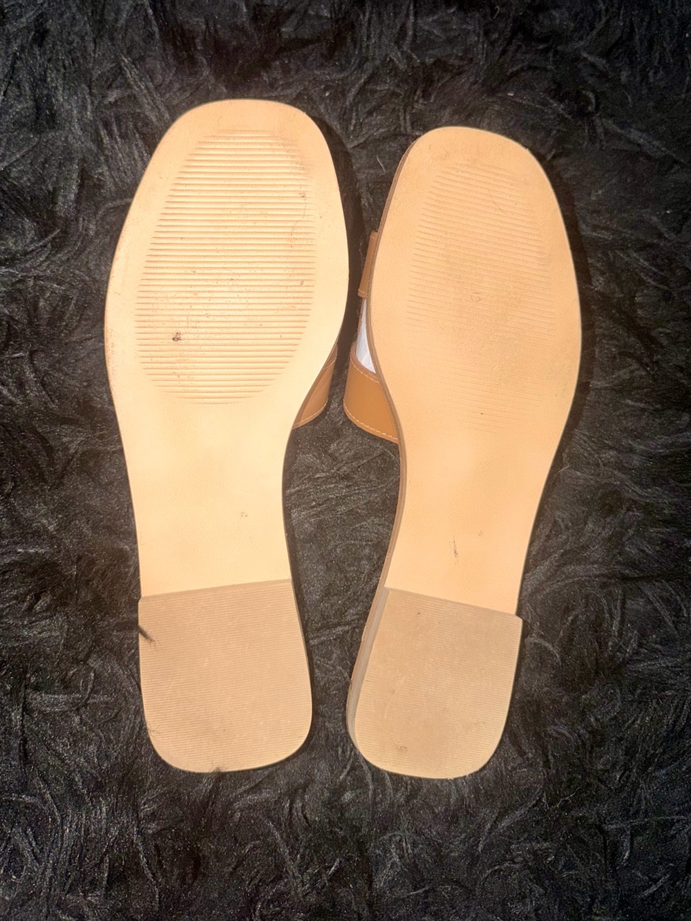 Steve Madden Cognac Slide Sandals - Picture 3 of 3